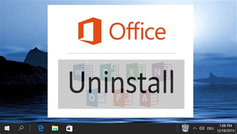 uninstall office suite